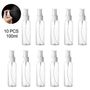 10PCS 100ml Travel Spray Bottle Plastic Atomizer